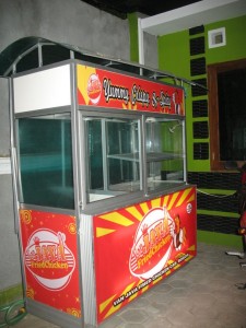 Gambar Gerobak van java fried chicken waralaba franchise murah